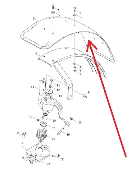 Slika Right front fender TB1S478030002K