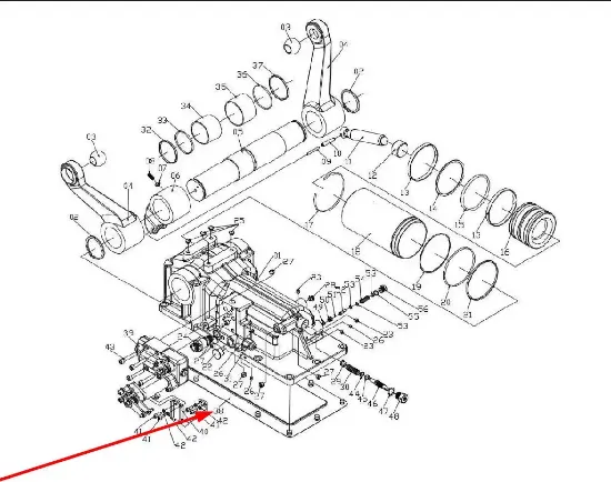 Slika Rear linkage plate TB3C551010029