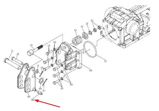 Slika Threaded pin M10 x 1,5 TB3C551010059