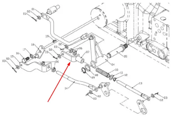 Slika Connecting rod TB3C551010070