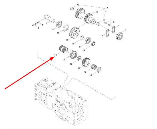 Slika Gearbox sprocket TB450.38J-01