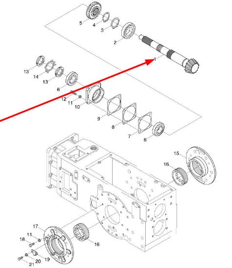 Slika Differential drive shaft TB450.38J-05