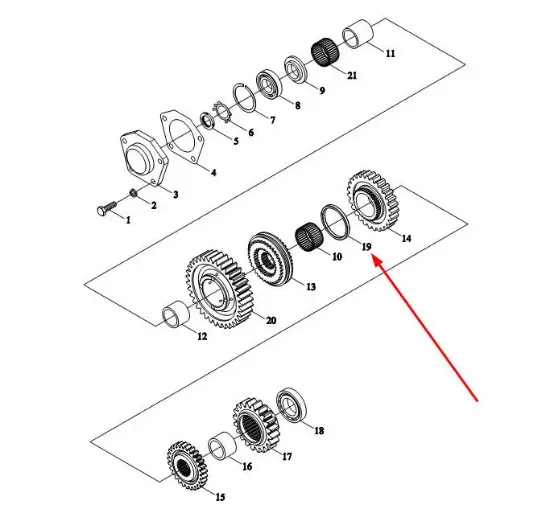 Slika Plastic spacer ring 42 x 49 x 4,3 TB550.372-15