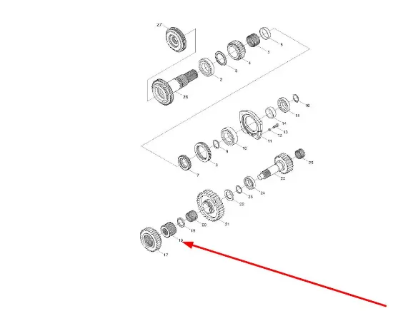 Slika Gearbox sprocket TB550.373-09