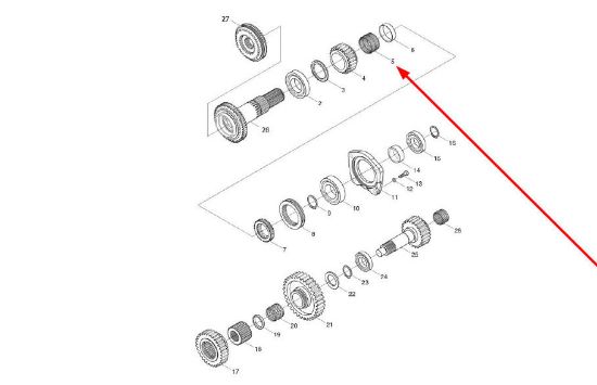 Slika Needle bearing K50 x 55 x 30 TB550.373-12