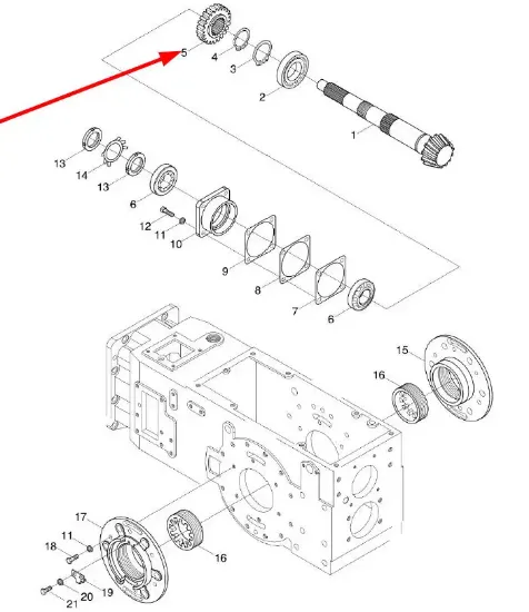 Slika Gearbox sprocket TB554.382-02