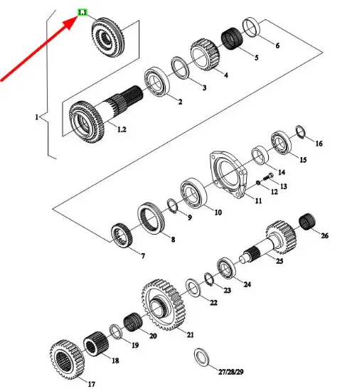 Slika TB604.372T.3 Synchronizer