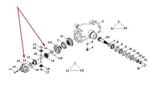 Slika Differential spacer TC02311010030