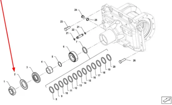 Slika Sealing ring TD904.311K.1.1-08