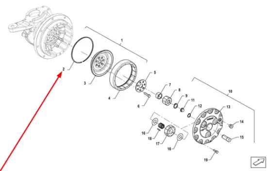 Slika Final drive retaining ring TD904.311K.1.5.1-03