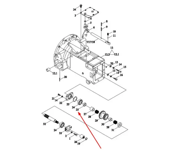 Slika TE250.361F-05 spacer ring