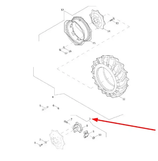 Slika Complete wheel hub TE254.34B.2