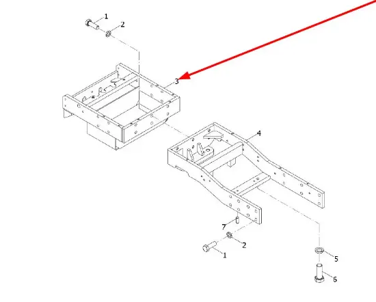 Slika TE2S312010002K mounting frame