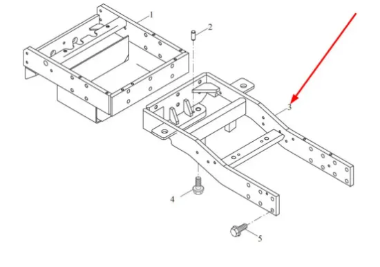 Slika TE2S312020001K mounting frame