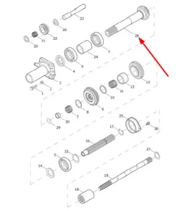 Slika Pinion TE2S361010005K