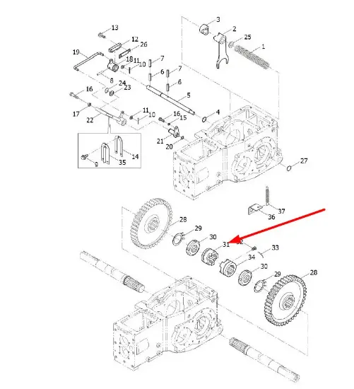 Slika Right claw clutch TE300.372-05