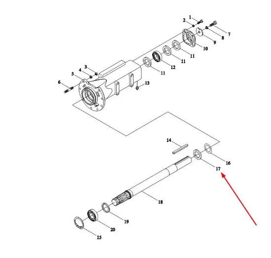 Slika Drive shaft TE300.391-01