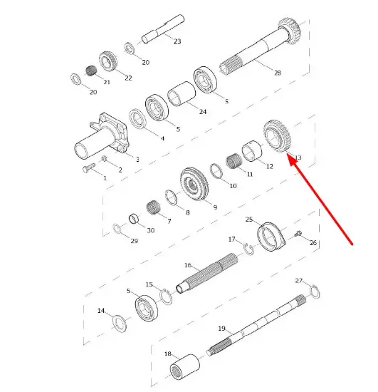 Slika Gearbox gear TE354.361T-03