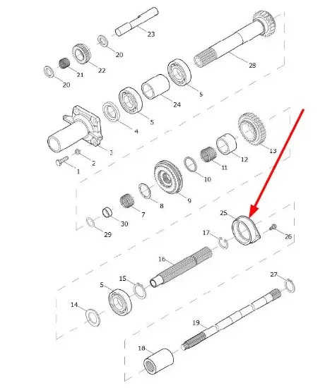 Slika Bearing housing TE354.361T-05