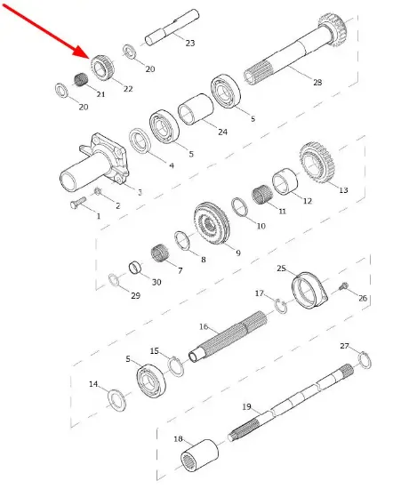 Slika Gear wheel TE354.361T-11