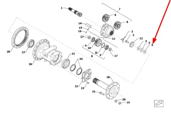 Slika Spacer 0,5mm TF1004.391-08A