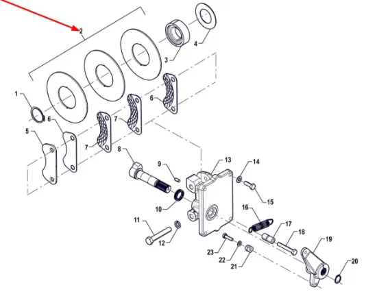 Slika Handbrake discs TF1004.434-03