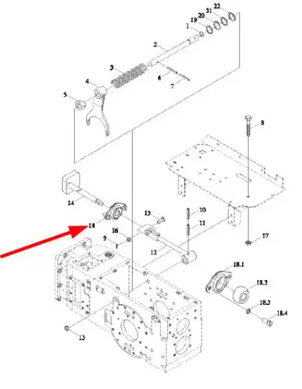 Slika Lever guide TG1204.435.2