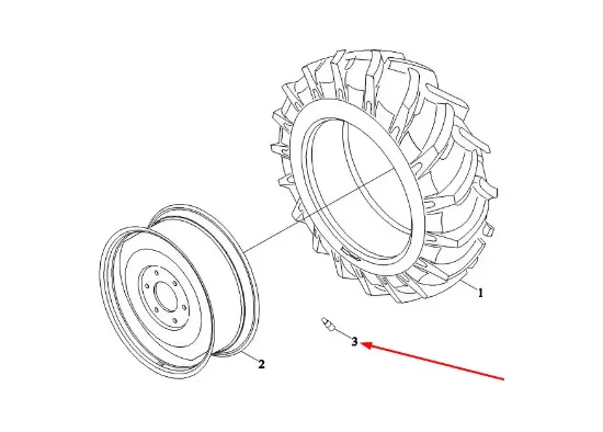 Slika Wheel air valve TK3400004000