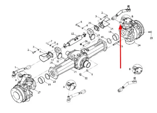 Slika Steering rod right M14/M18 TL02311010008