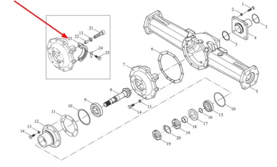 Slika Bearing mount TL02311010022