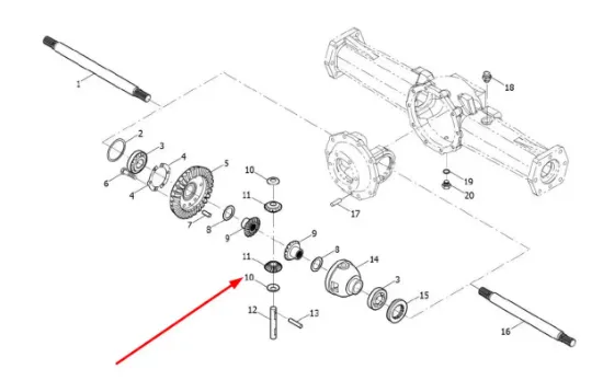 Slika Differential spring washer TL02311010031