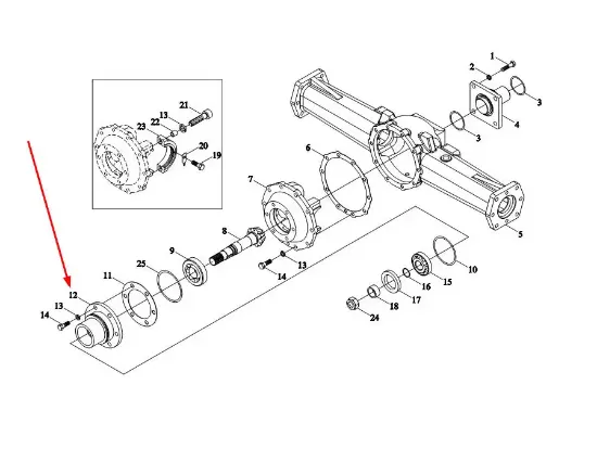 Slika Differential flange TL02311010034a