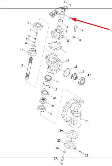 Slika Left handlebar bracket TL02311010055