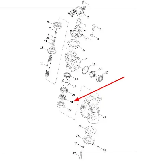 Slika Bevel gear TL02311010057