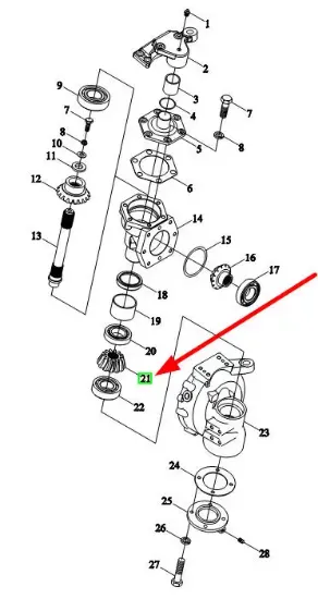 Slika Bevel gear TL02311010057