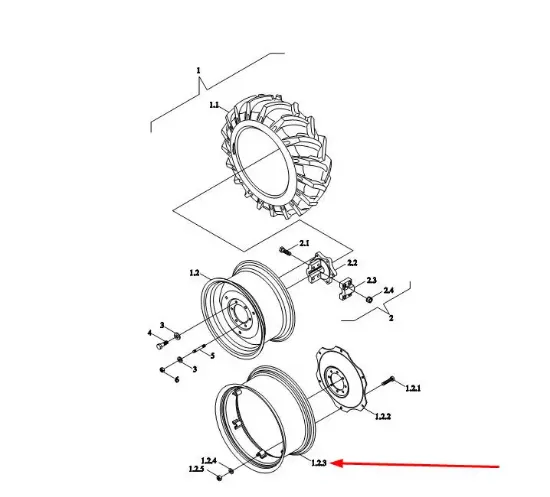 Slika Rear rim TL02340020005K