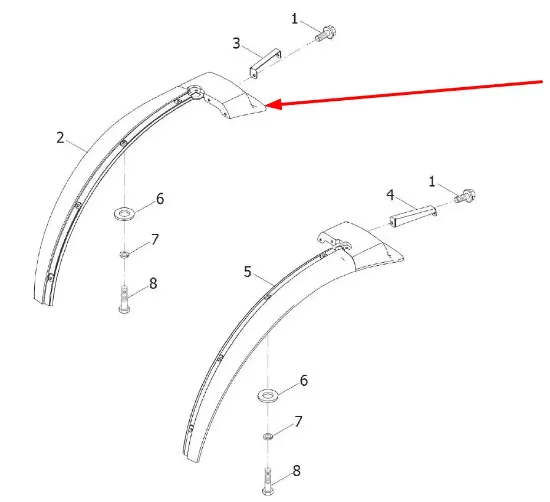 Slika Rear right fender TL02455012000