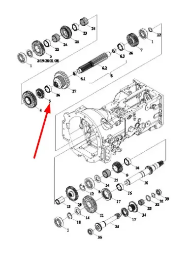 Slika Gear wheel TP4M372010012