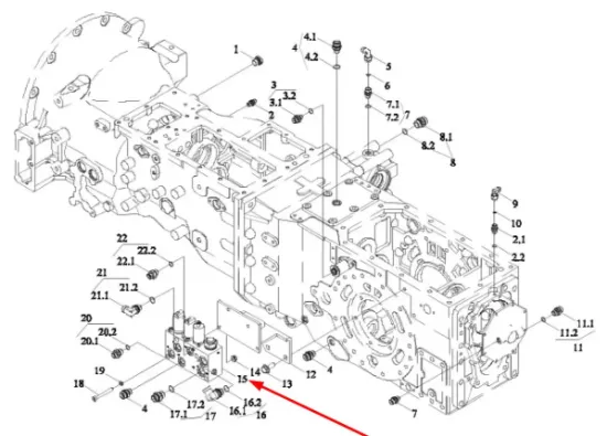 Slika Solenoid valve block TP4P403010026