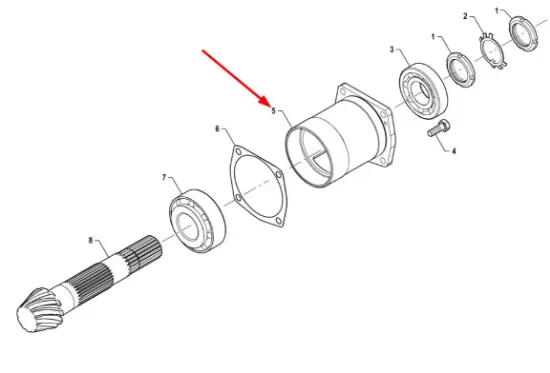 Slika TP5S382010001 Shaft Housing