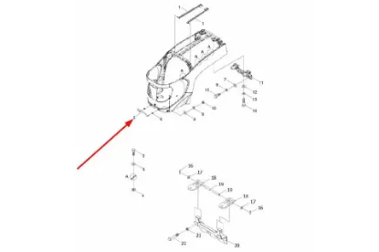 Slika Bonnet holder TS04471010003