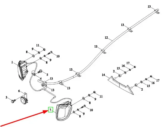 Slika Left front lamp TS04483020001K