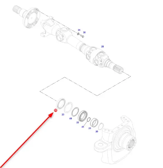 Slika Driveshaft repair kit U954300320000