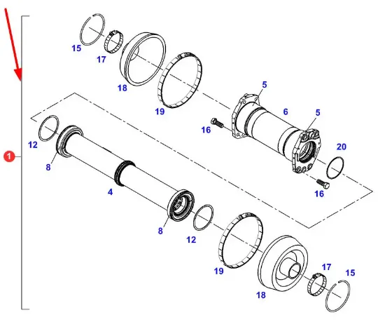 Slika Actuator repair kit U954300510000