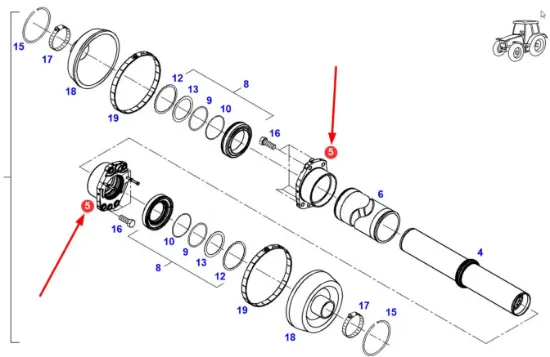 Slika Actuator repair kit U954300510000