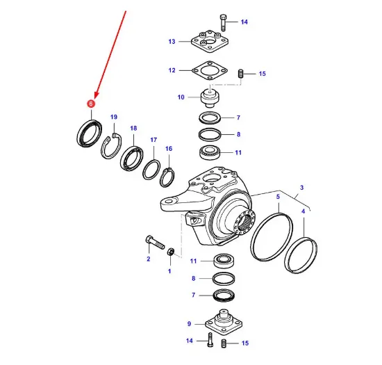 Slika Oil seal ring 58x80x16,5 V31800500