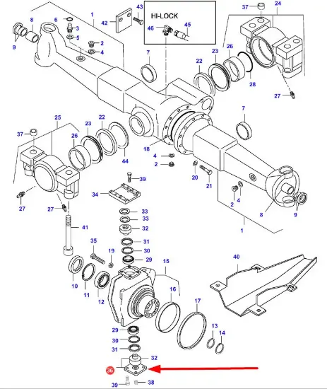 Slika Valtra V33430100 Metal Washer