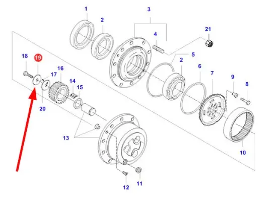 Slika Sealing washer V34060900