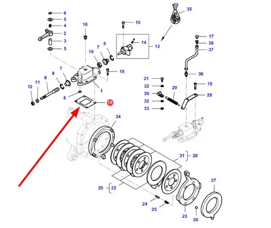 Slika Brake cylinder seal V34788800