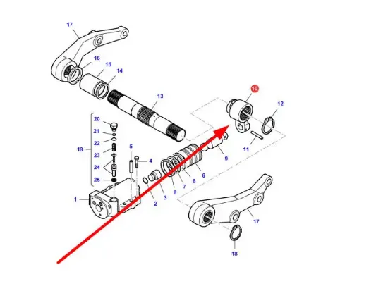 Slika Three-point linkage sleeve V45351000